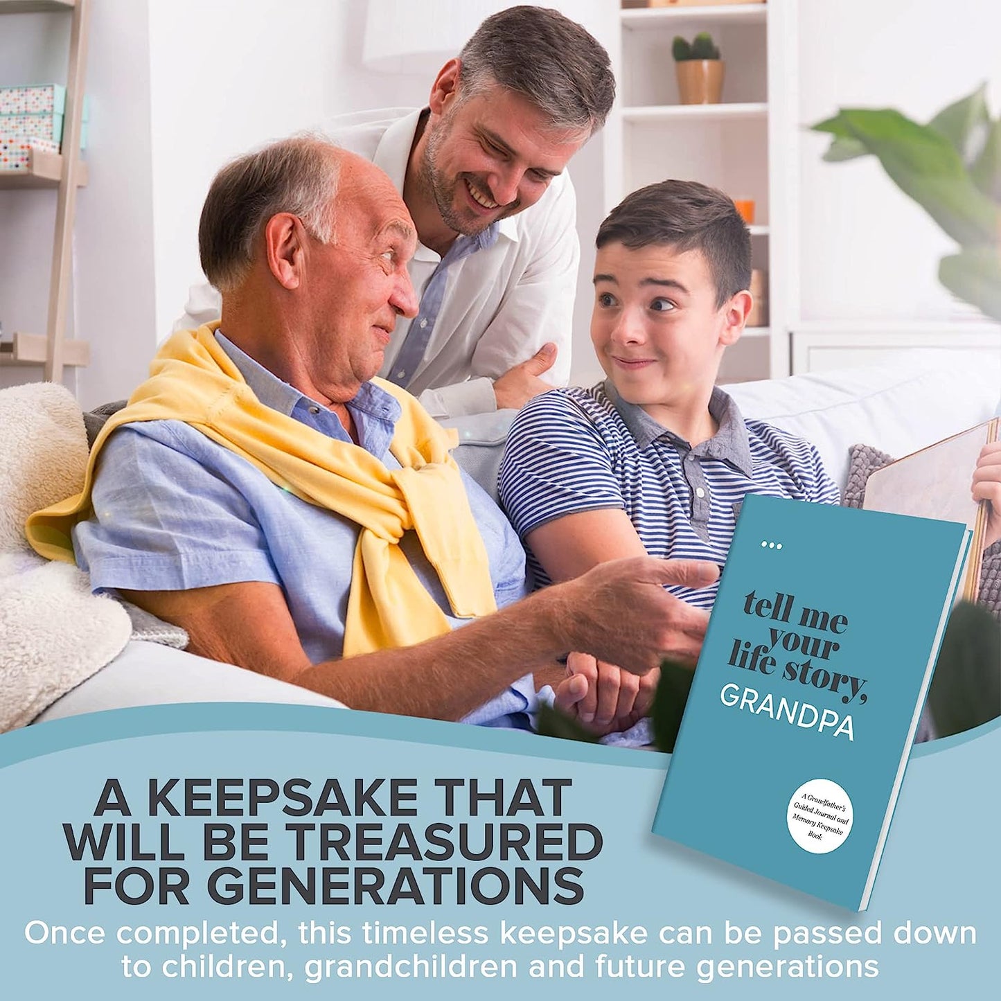 Tell Me Your Life Story, Grandpa: a Grandfather’s Guided Journal and Memory Keepsake Book