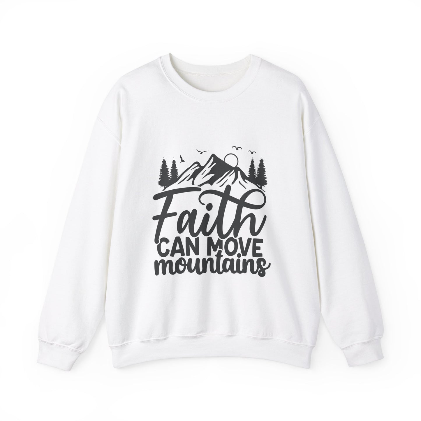 LT. Faith Can Move Mountains Unisex Crewneck Sweatshirt