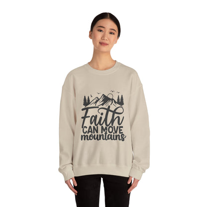 LT. Faith Can Move Mountains Unisex Crewneck Sweatshirt