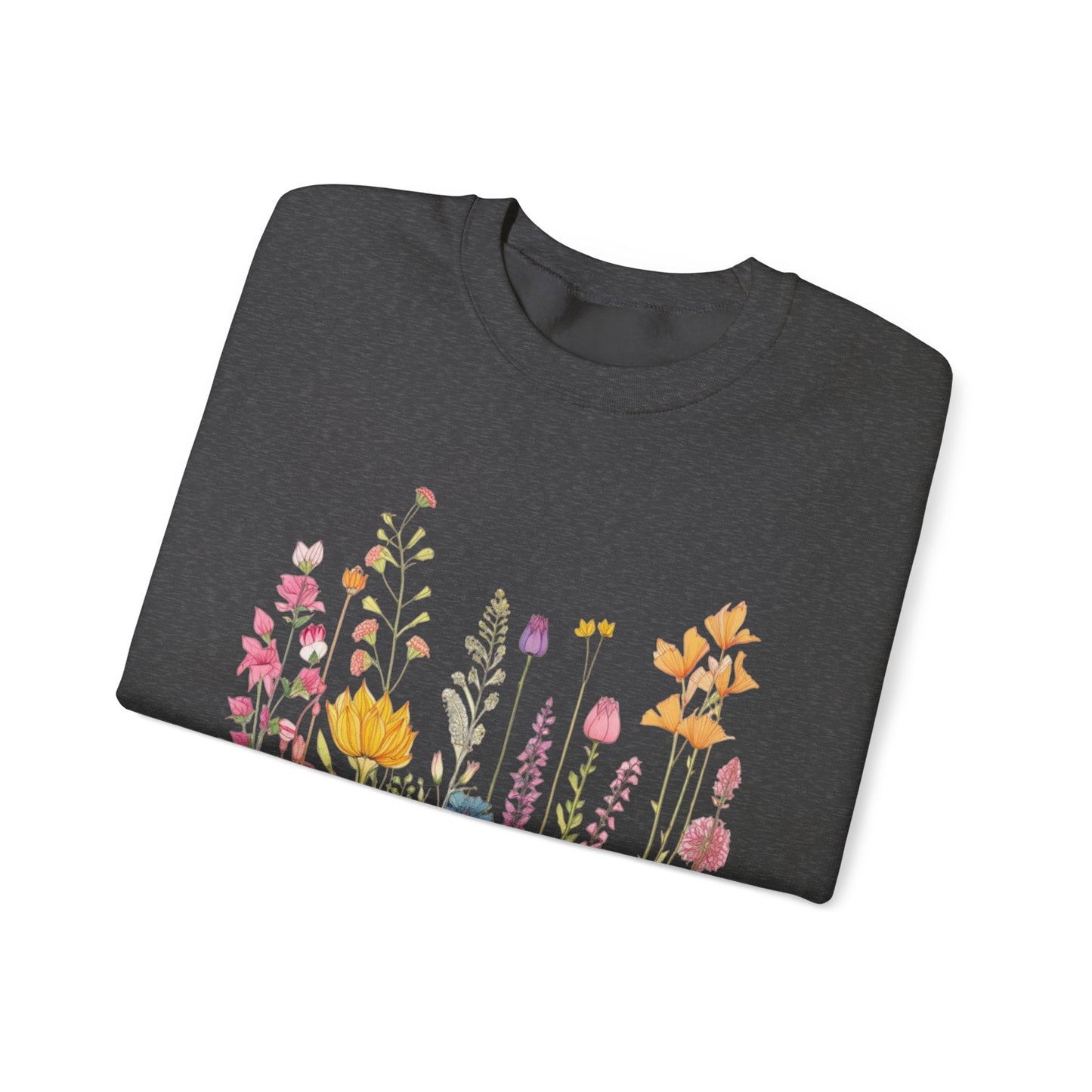 DK. Grow In Grace Design, Inspirational Crewneck Sweatshirt