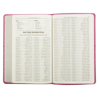 KJV Holy Bible, Gift Edition Faux Leather, King James Version, Pink