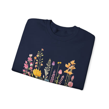 DK. Grow In Grace Design, Inspirational Crewneck Sweatshirt