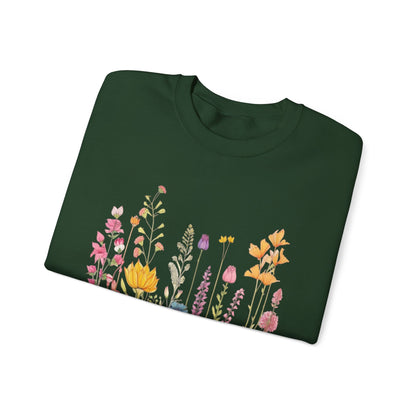 DK. Grow In Grace Design, Inspirational Crewneck Sweatshirt