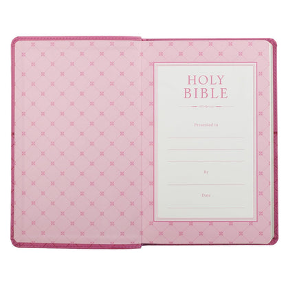 KJV Holy Bible, Gift Edition Faux Leather, King James Version, Pink