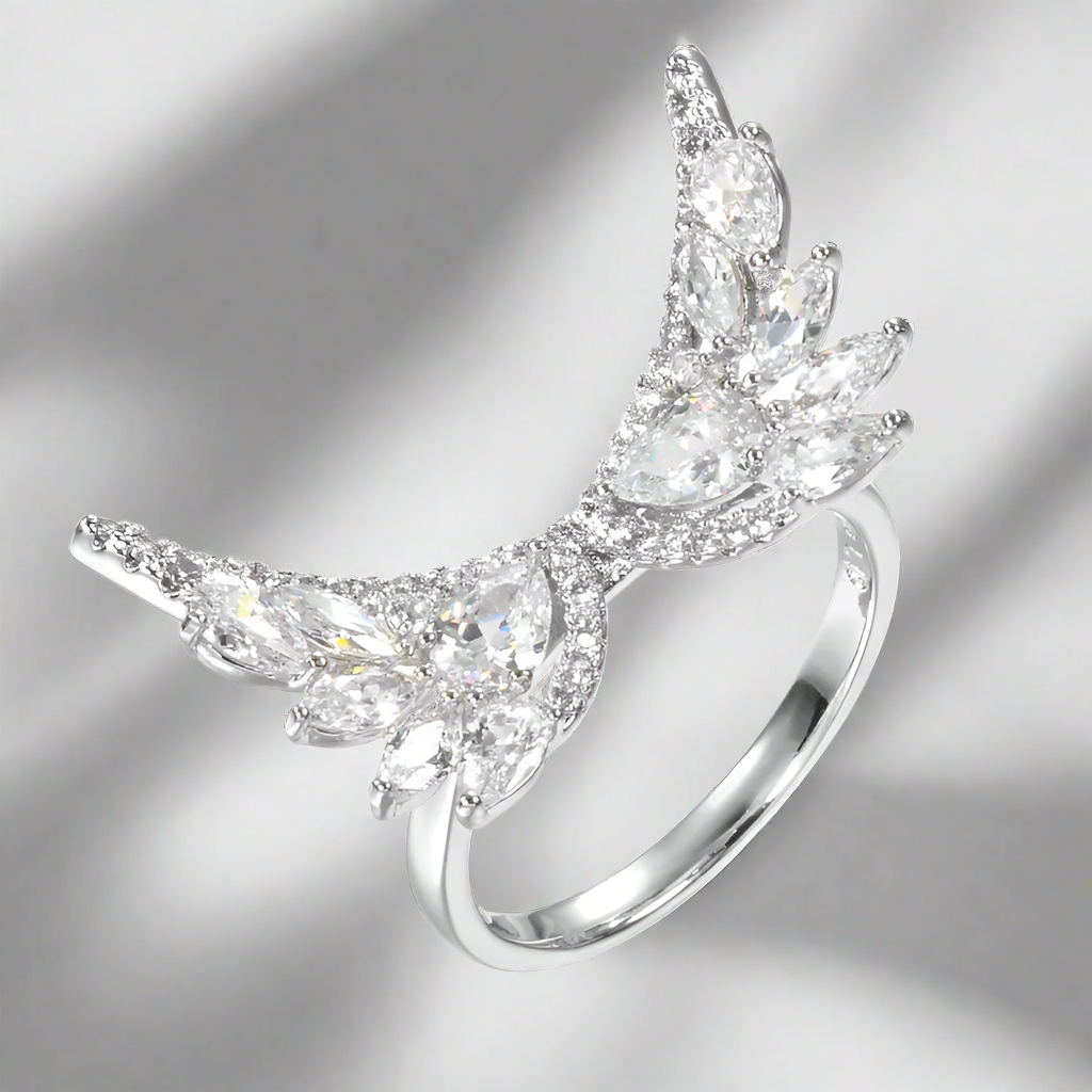 Angel Wings Ring .925 Sterling Silver