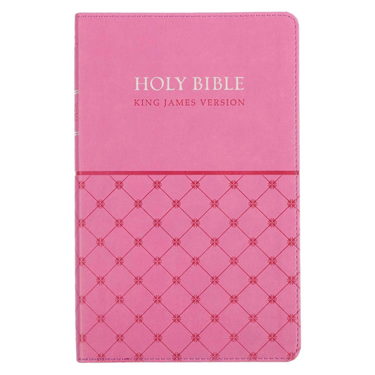 KJV Holy Bible, Gift Edition Faux Leather, King James Version, Pink